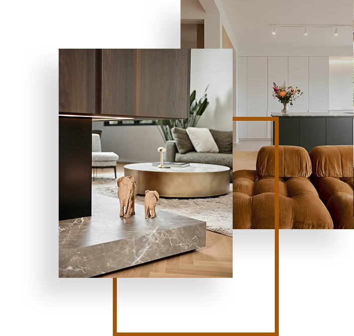 Maatwerk schrijnwerk in een woonkamer
